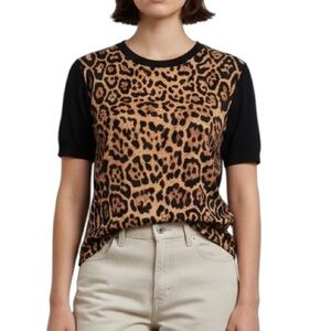 Pink Tartan Animal Print Top